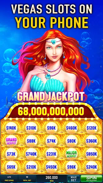 Slots Cash:Vegas Slot Machines (Слотс Кэш) [МОД Бесконечные монеты] Screenshot 1