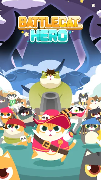 Battle Cat Hero (Баттл Кэт Герой) [МОД Много монет] Screenshot 1