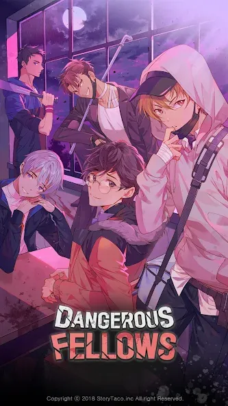 Dangerous Fellows:Otome Dating [МОД Все открыто] Screenshot 1