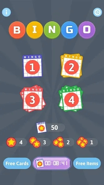 Bingo Mania - Light Bingo Game (Бинго Мания) [МОД Unlimited Money] Screenshot 2