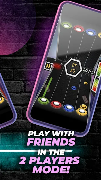 Guitar Hero Game: EDM Music (ЭДМ) [МОД Много денег] Screenshot 4