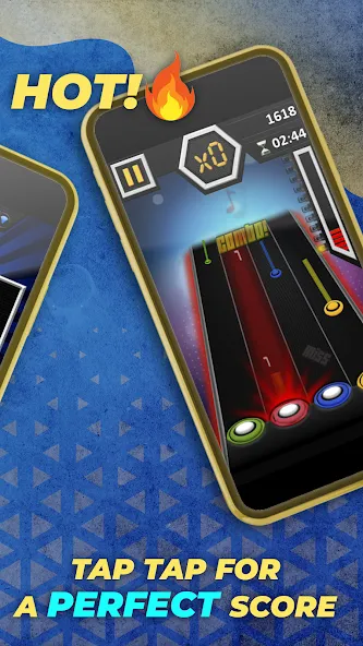 Guitar Hero Mobile: Music Game (Гитар Хиро Мобайл) [МОД Unlimited Money] Screenshot 3