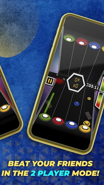 Guitar Hero Mobile: Music Game (Гитар Хиро Мобайл) [МОД Unlimited Money] Screenshot 4