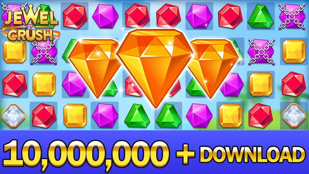 Jewel Crush™ - Match 3 Legend [МОД Unlimited Money] Screenshot 5