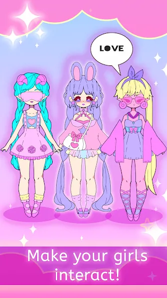 Moon's Closet dress up game [МОД Меню] Screenshot 5