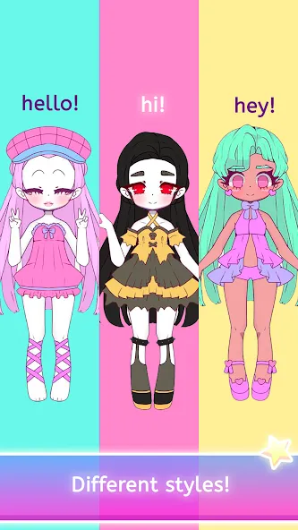 Mimistar dress up chibi doll (Министар) [МОД Много денег] Screenshot 2