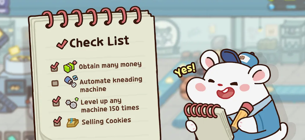 Hamster Cookie Factory [МОД Menu] Screenshot 3