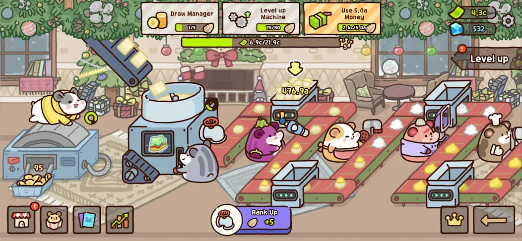 Hamster Cookie Factory [МОД Menu] Screenshot 5