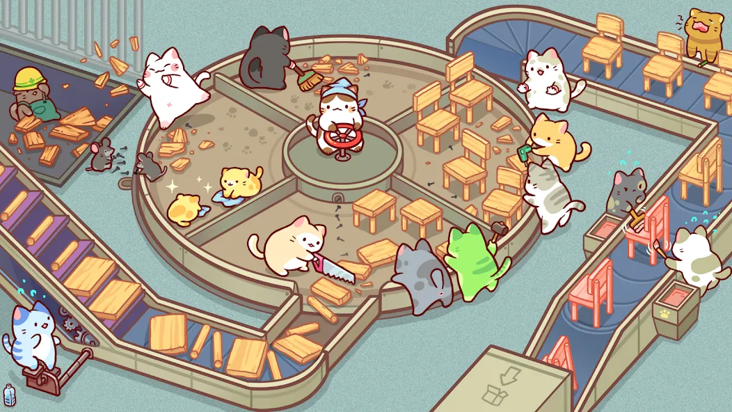 Kitty Cat Tycoon (Китти Кэт Тайкун) [МОД Menu] Screenshot 3
