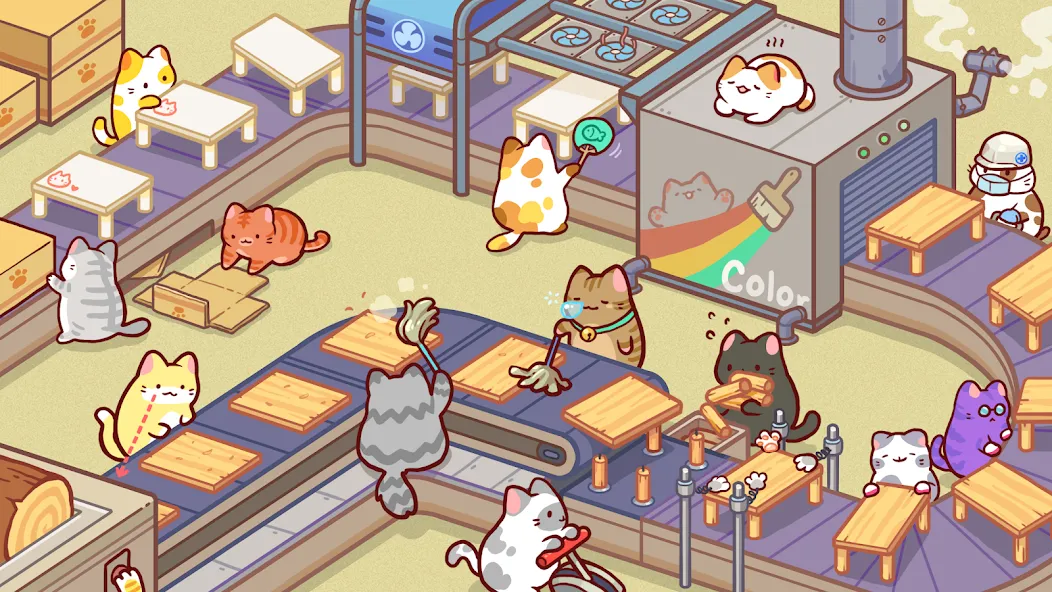 Kitty Cat Tycoon (Китти Кэт Тайкун) [МОД Menu] Screenshot 4