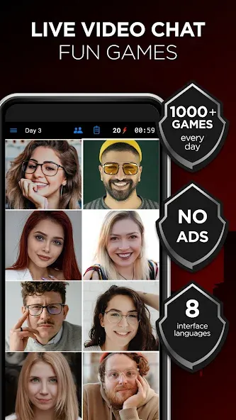 Mafia Online With Video Chat [МОД Много денег] Screenshot 1