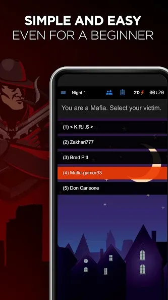 Mafia Online With Video Chat [МОД Много денег] Screenshot 3