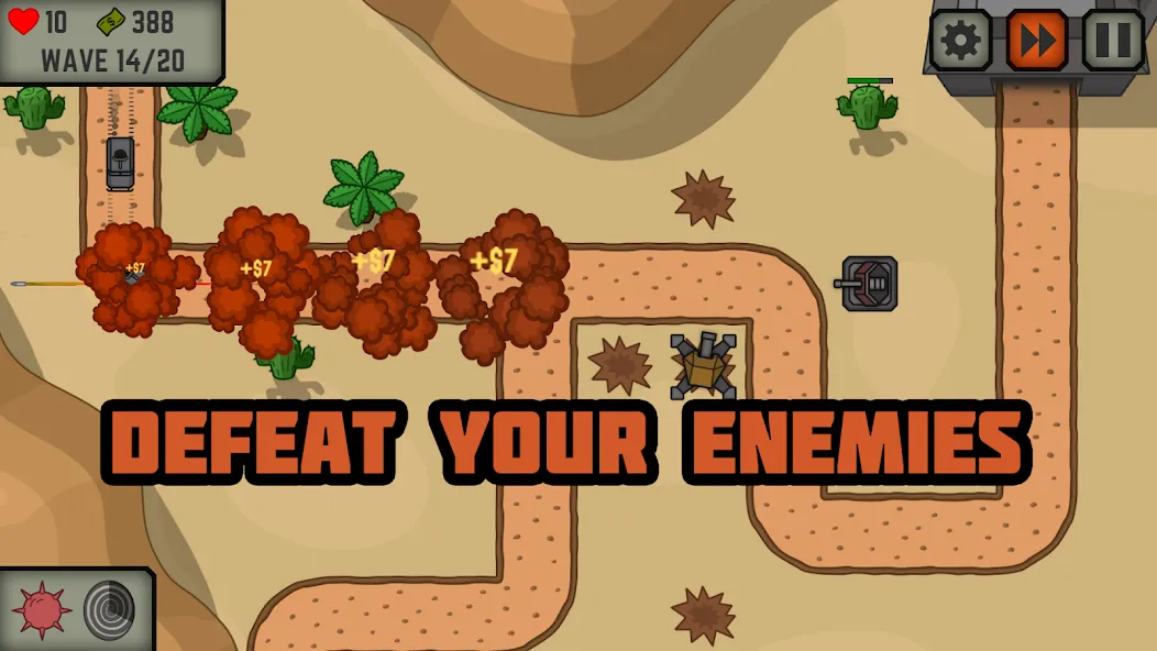 Tactical War: Tower Defense [МОД Unlimited Money] Screenshot 5