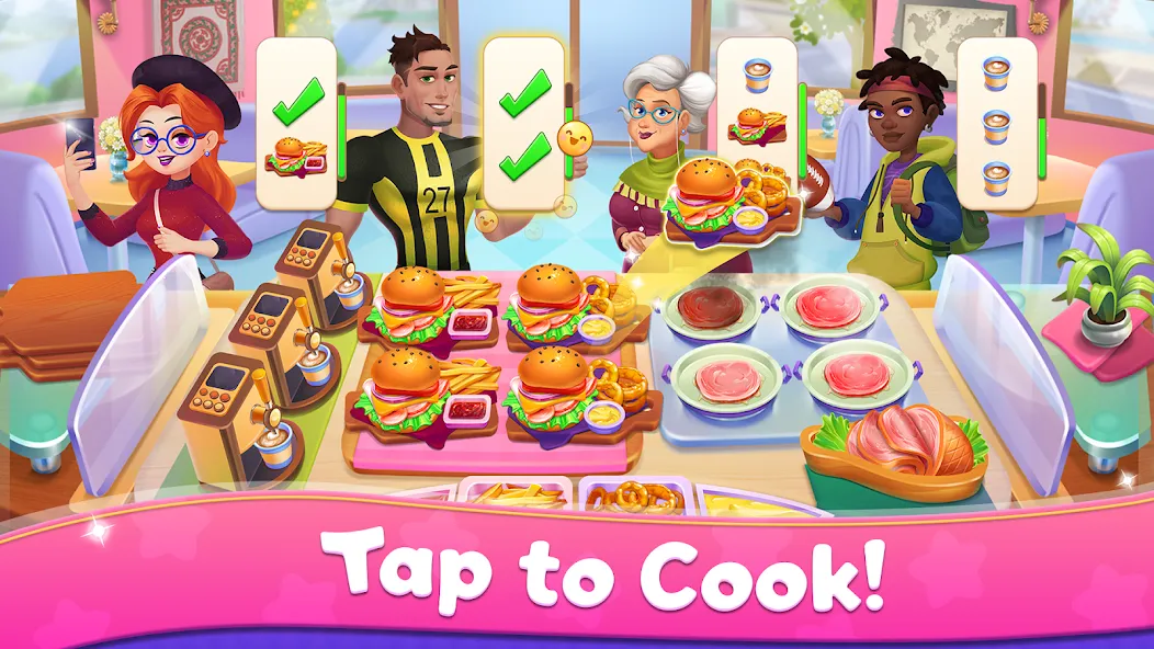 Mom's Kitchen : Cooking Games [МОД Много денег] Screenshot 3