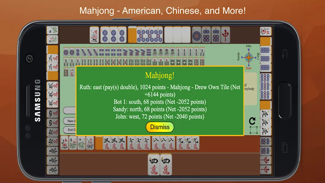 Mahjong 4 Friends (Маджонг 4 Друзей) [МОД Бесконечные монеты] Screenshot 1