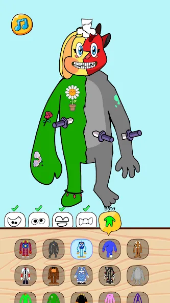 Monster Mix and Match ASMR (Микс Монстер) [МОД Unlimited Money] Screenshot 3