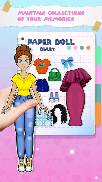 Paper Doll Dress up Games [МОД Все открыто] Screenshot 2