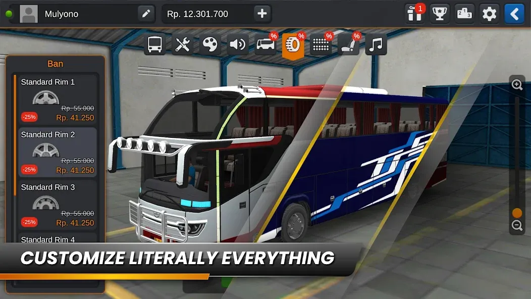 Bus Simulator Indonesia (Бус Симулятор Индонезия) [МОД Все открыто] Screenshot 3