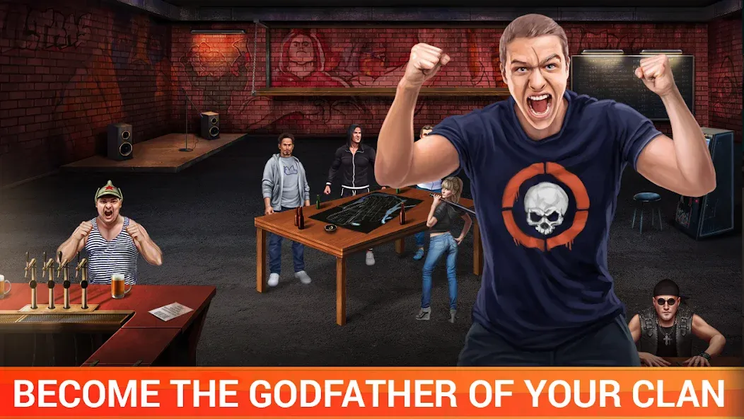 Gang Wars (Фанварс) [МОД Бесконечные монеты] Screenshot 2