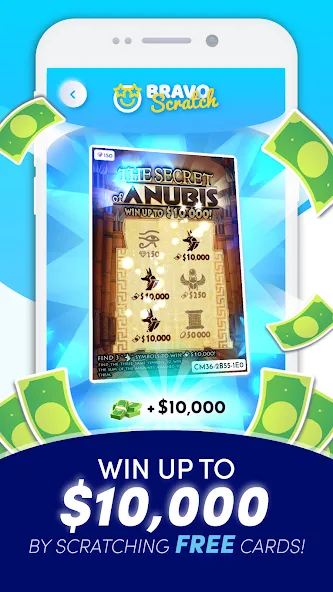 Bravoscratch, scratch games! [МОД Много монет] Screenshot 1