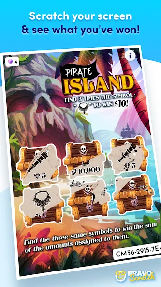 Bravoscratch, scratch games! [МОД Много монет] Screenshot 2