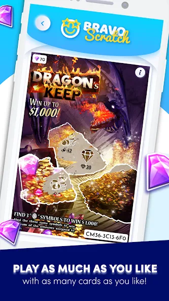 Bravoscratch, scratch games! [МОД Много монет] Screenshot 5