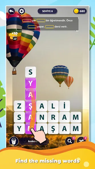 Word Surf: Inspire (Ворд Серф) [МОД Много денег] Screenshot 1