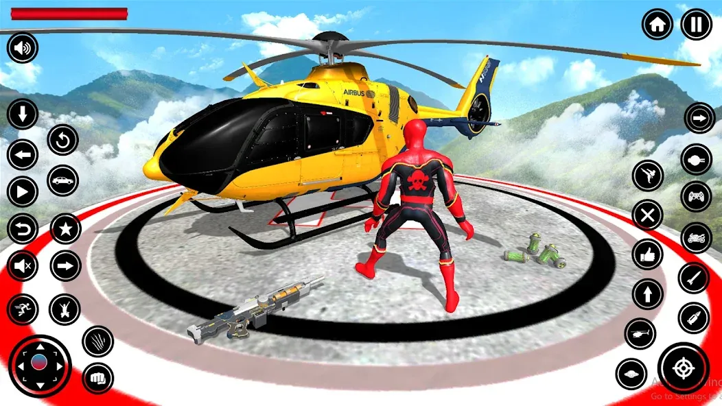 Flying Spider Rope Hero Fight (Флайинг Спайдер Роп Хиро Файт) [МОД Unlimited Money] Screenshot 3