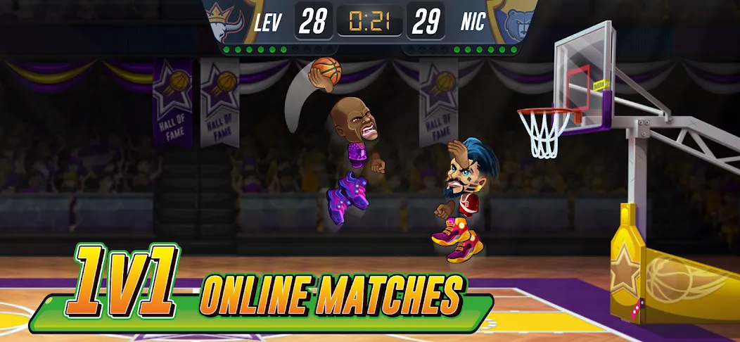 Basketball Arena: Online Game (Баскетбольная арена) [МОД Бесконечные монеты] Screenshot 1