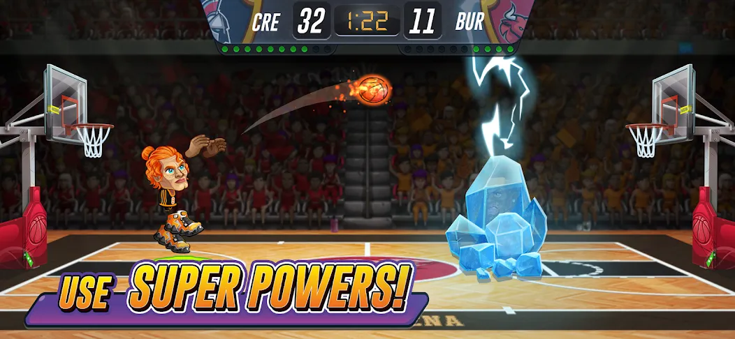 Basketball Arena: Online Game (Баскетбольная арена) [МОД Бесконечные монеты] Screenshot 2
