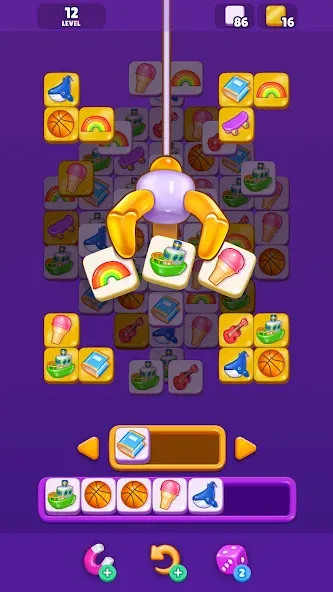 Tile Match - Matching Game (Тайл Матч) [МОД Бесконечные деньги] Screenshot 4