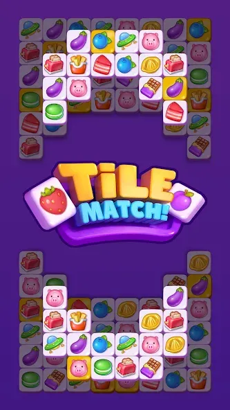 Tile Match - Matching Game (Тайл Матч) [МОД Бесконечные деньги] Screenshot 5