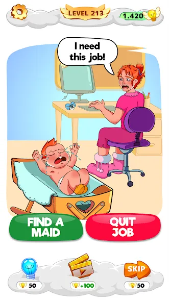 Help Me: Tricky Brain Puzzles (Хелп Ми) [МОД Много денег] Screenshot 3