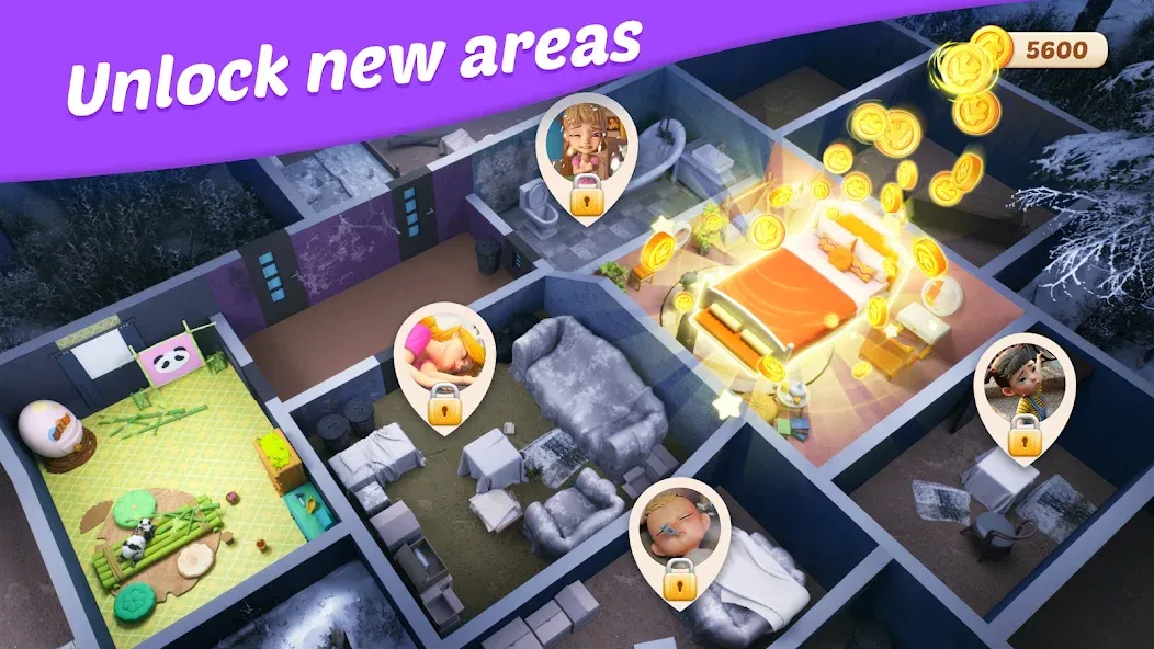 Matchington Mansion (Матчингтон Меншн) [МОД Все открыто] Screenshot 1