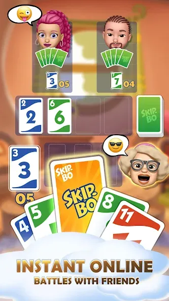 Skip-Bo (кип) [МОД Много денег] Screenshot 2