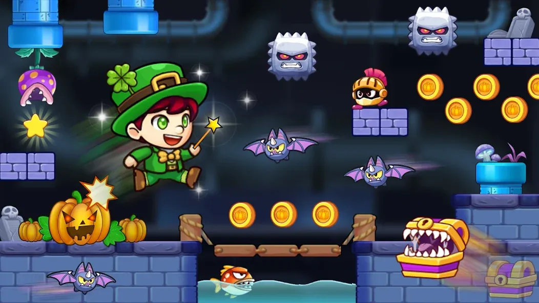 Super Matteo Adventure (упер Маттео Приключение) [МОД Mega Pack] Screenshot 1