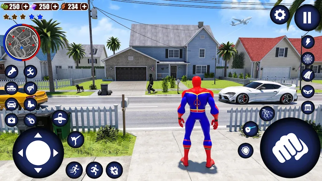 Flying Superhero Robot Games (Флайинг Супергерой Робот Игры) [МОД Много денег] Screenshot 4