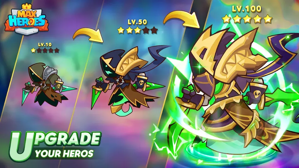 Max Heroes : Casual Idle RPG (Макс Герои) [МОД Mega Pack] Screenshot 3