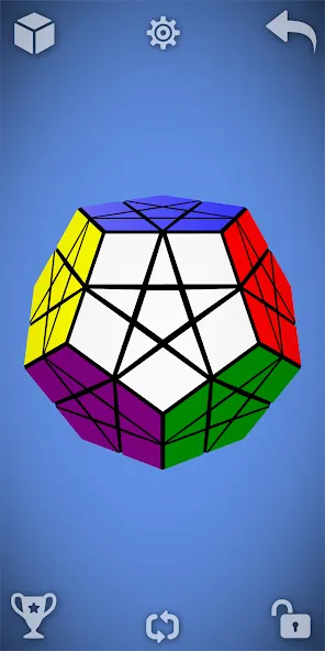 Magic Cube Rubik Puzzle 3D [МОД Меню] Screenshot 3