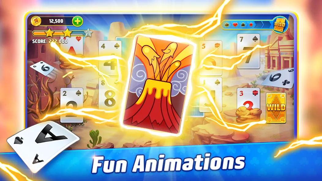 Solitaire TriPeaks Journey (Солитер ТриПикс Джорни) [МОД Все открыто] Screenshot 2