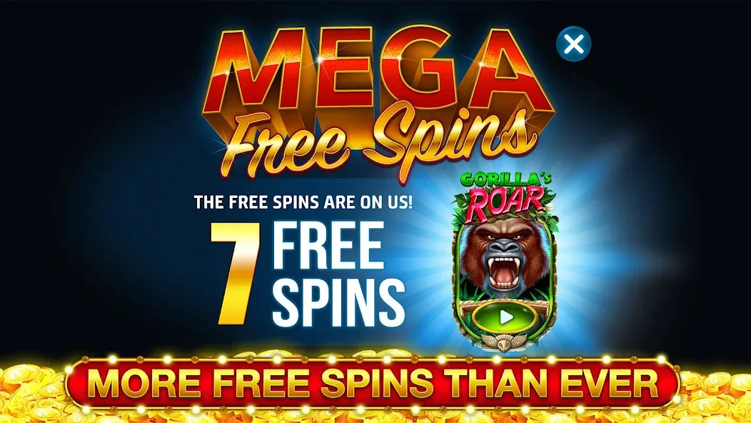 Ape Slots: Vegas Casino Deluxe [МОД Menu] Screenshot 3