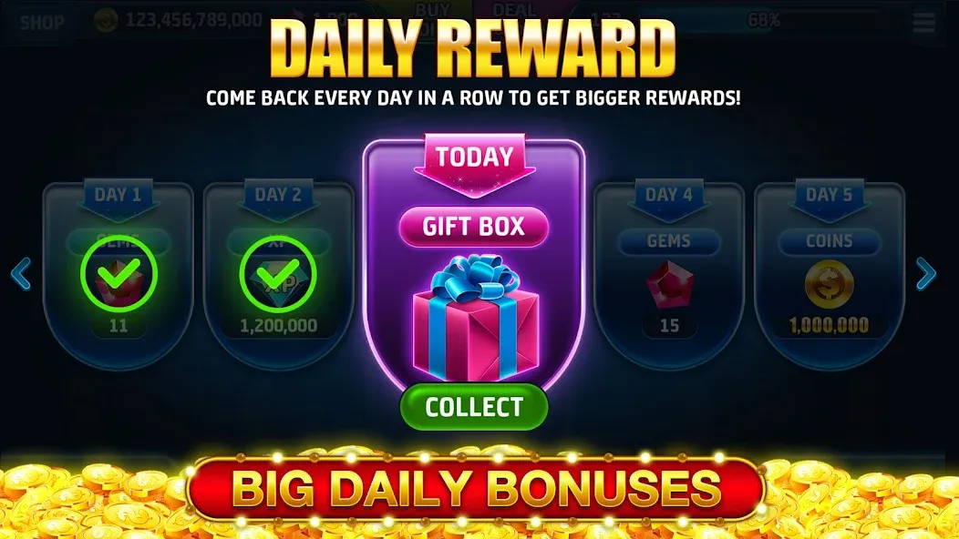 Ape Slots: Vegas Casino Deluxe [МОД Menu] Screenshot 5