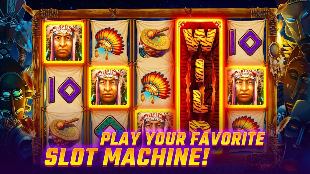 Slots WOW Casino Slot Machine (Слотс ВОУ) [МОД Mega Pack] Screenshot 5