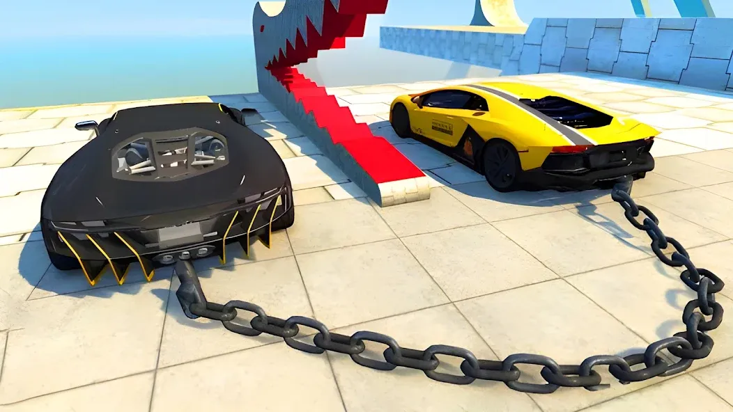Stunt Car Crash (Стант Кар Краш) [МОД Menu] Screenshot 2