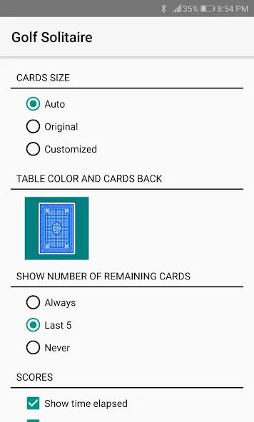 Golf Solitaire (Гольф солитер) [МОД Бесконечные деньги] Screenshot 5