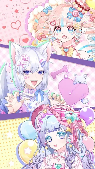 Anime Avatar Maker Creator (Аниме Аватар Мейкер Креейтор) [МОД Бесконечные деньги] Screenshot 4