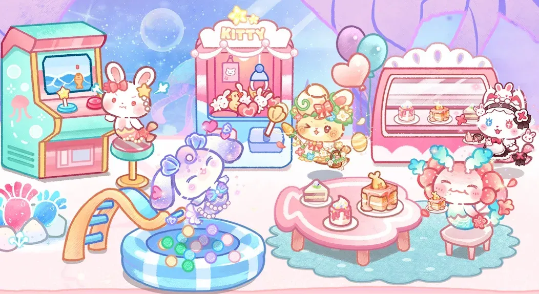 Lovely Cat:Mercat Castle (Лавли Кэт Мермейд Касл) [МОД Unlocked] Screenshot 1