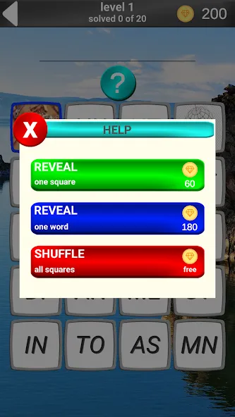 500 words 2. (пятьсот) [МОД Много монет] Screenshot 3