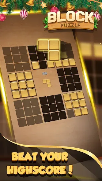 Wood Block Puzzle - Wood crush (Вуд Блок Пазл) [МОД Unlimited Money] Screenshot 2