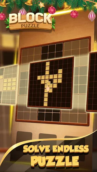 Wood Block Puzzle - Wood crush (Вуд Блок Пазл) [МОД Unlimited Money] Screenshot 3